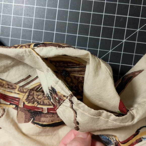 Tasha Polizzi western rodeo button front tab sleeve tunic shirt size XL - Picture 11 of 14